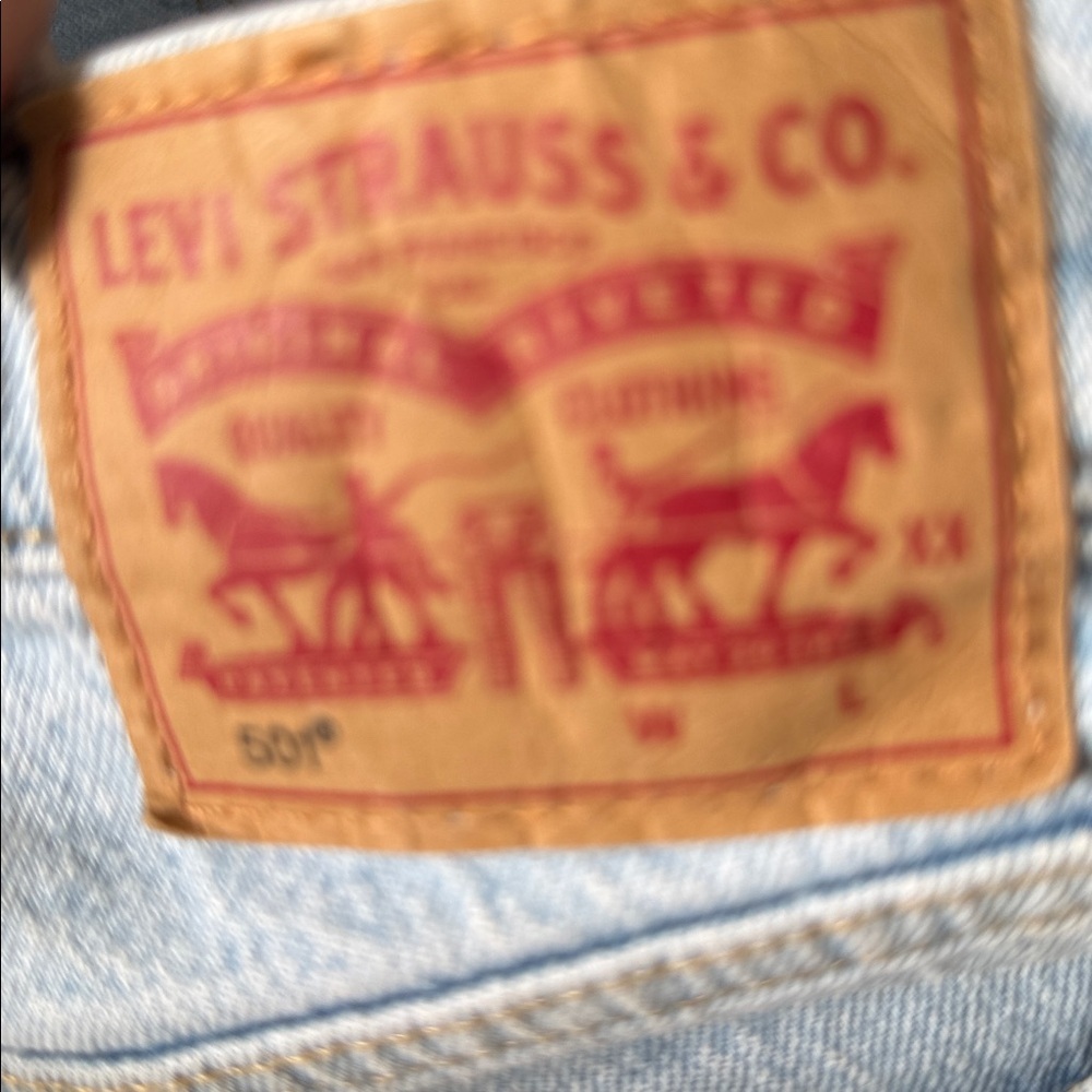 Vintage faded light blue Classic 501 Jeans size 28 - Picture 10 of 14
